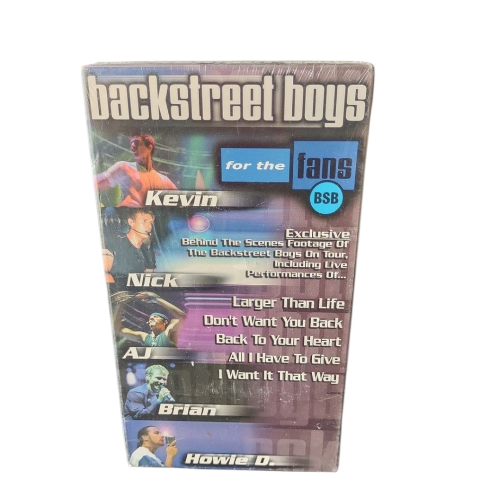 Backstreet Boys VHS Set NEW